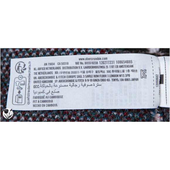 Abercrombie & Fitch Soft Sweater Cardigan M Green Floral Pattern Button Up - Picture 5 of 9